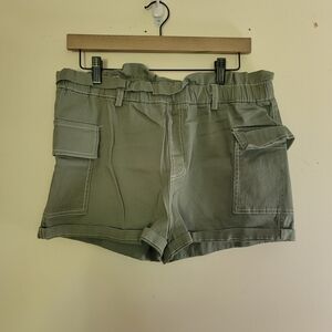 No Comment Paper Bag Cargo Shorts